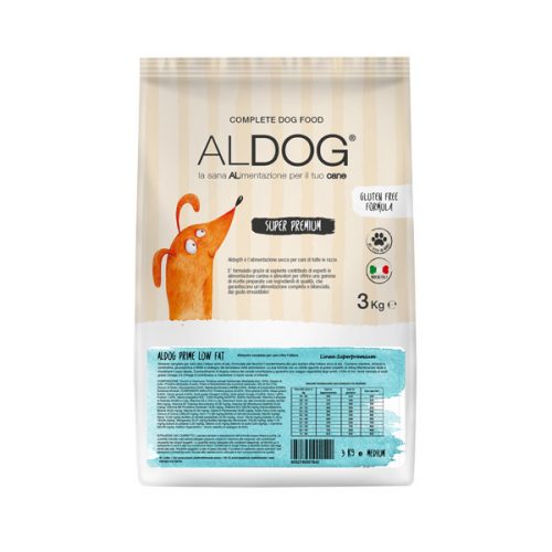 ALDOG LOW FAT KUTYATÁP MEDIUM 3 KG